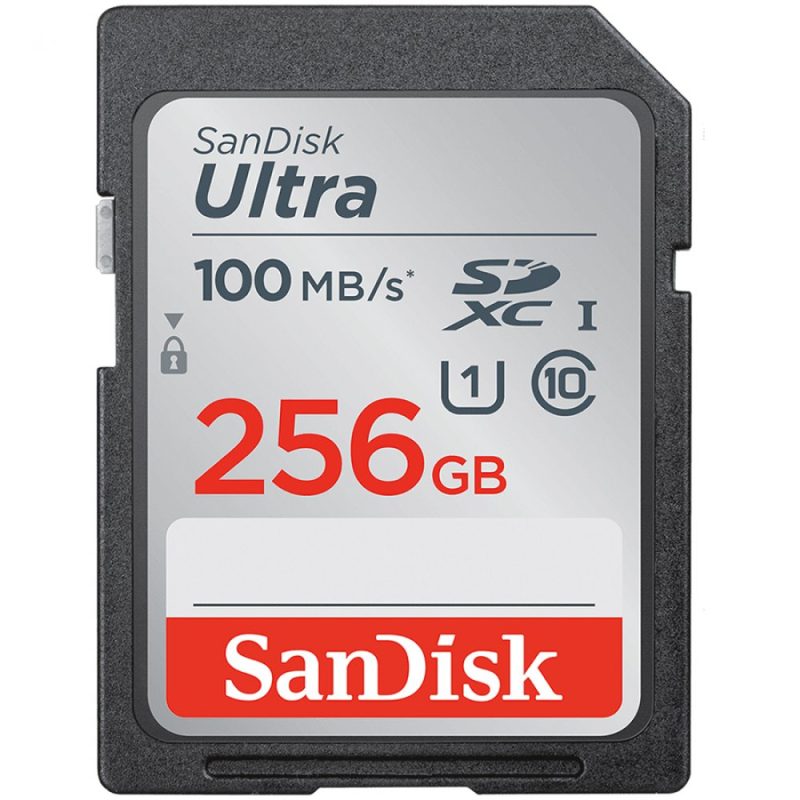 SanDisk Ultra 256GB SDXC Memory Card 120MB/s;