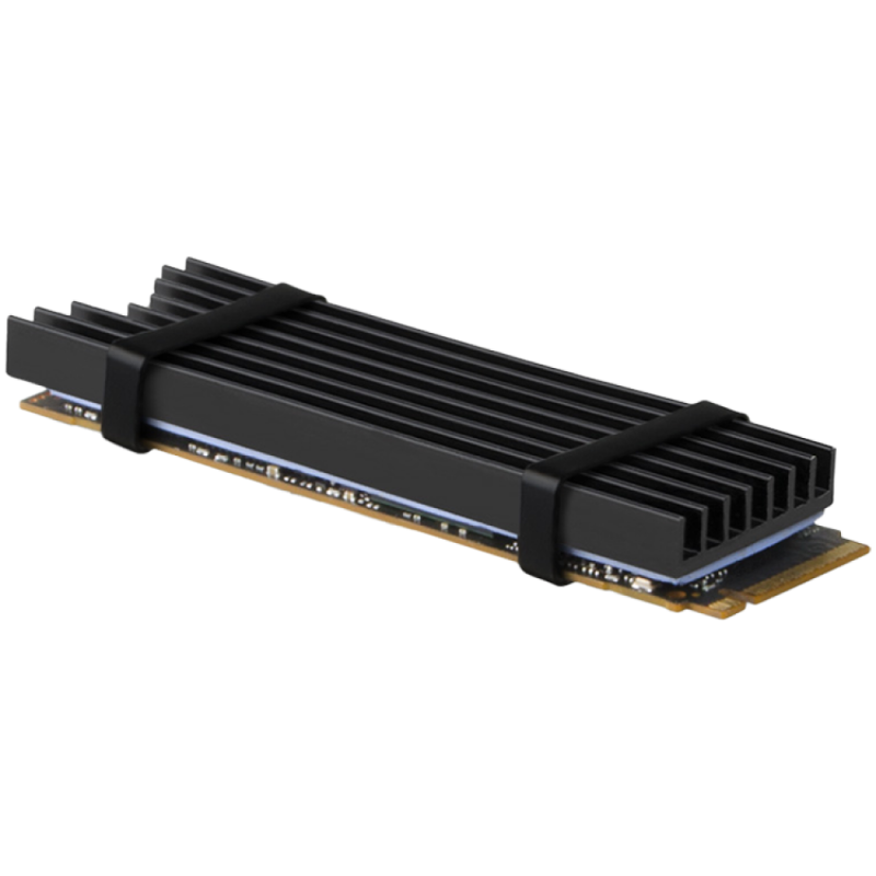 AXAGON CLR-M2L6 passive - M.2 SSD, 80mm SSD, ALU body, silicone thermal pads, height 6mm