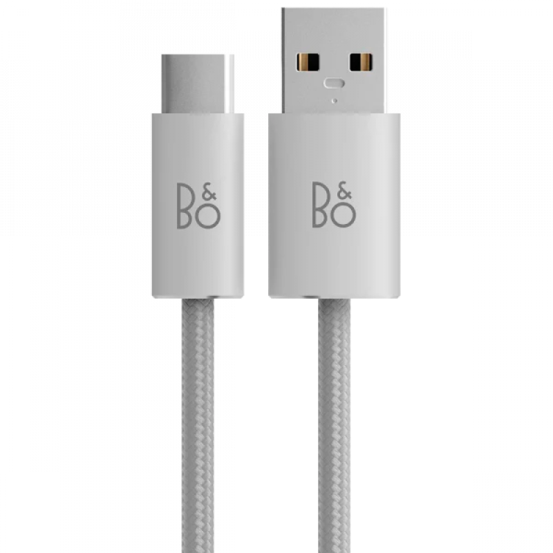 USB-C Cable Fabric White 2m