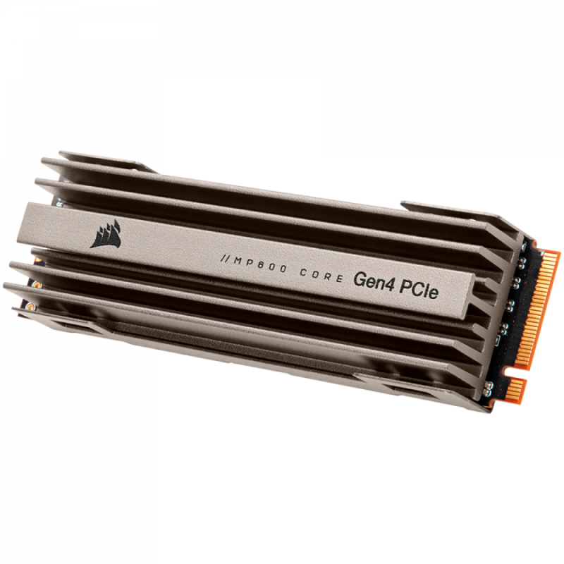 CORSAIR MP600 CORE 4TB SSD, M.2 NVMe PCle Gen4 x4, Read/Write: 4950 / 3950 MB/s, Read/Write IOPS: 630K/580K