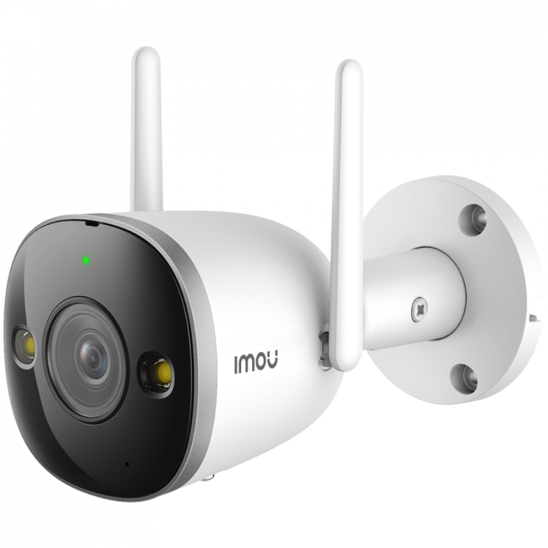 Imou Bullet 2S, full color night vision Wi-Fi IP camera, 2MP, 1/2.8" progressive CMOS, H.265/H.264, 25fps@1080, 3,6mm lens, field of view: 91°, IR up to 30m, 16xDigital Zoom, 1xRJ45, Micro SD up to 256GB, Built-in Mic&Speaker, Motion Detection, IP67