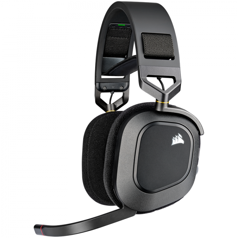 CORSAIR HS80 RGB Wireless Headset, Carbon - EU