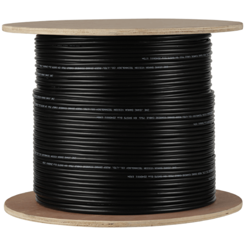 Coaxial cable RG59+2C power cable, 200 m.