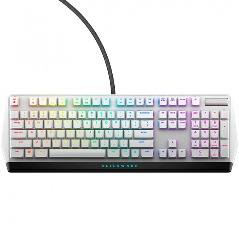 Alienware 510K Low-profile RGB Mechanical Gaming Keyboard - AW510K (Lunar Light)