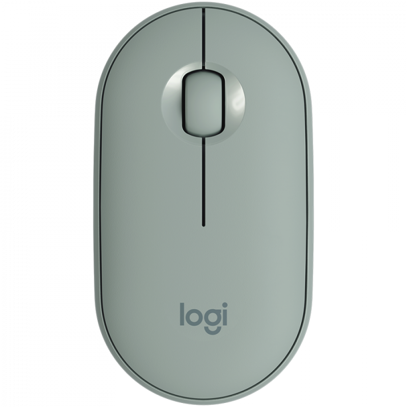 LOGITECH M350 Pebble Bluetooth Mouse - EUCALYPTUS