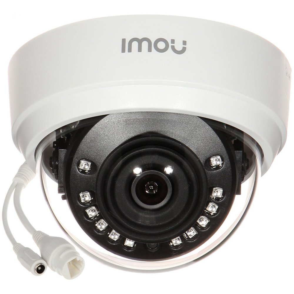 Imou Dome Lite, Wi-Fi IP camera, 4Mpx, 1/2,7" progressive CMOS, H.265/H.264, up to 25fps frame rate, 16x Digital Zoom, 2,8mm lens, field of view 97°, IR up to 20m, 1xRJ45, Micro SD up to 128GB.