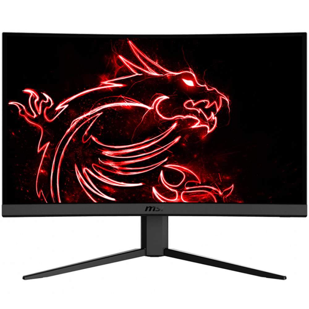 MSI Optix G24C4 Curved Gaming Monitor, 23.8" 144Hz, FHD (1920x1080) 16:9, VA Anti-glare, 1ms, 250nits, 3000:1, 178°/178°, 1500R Curve, Freesync Premium, Adjustable Stand, 1x DP, 2x HDMI, 3Y Warranty