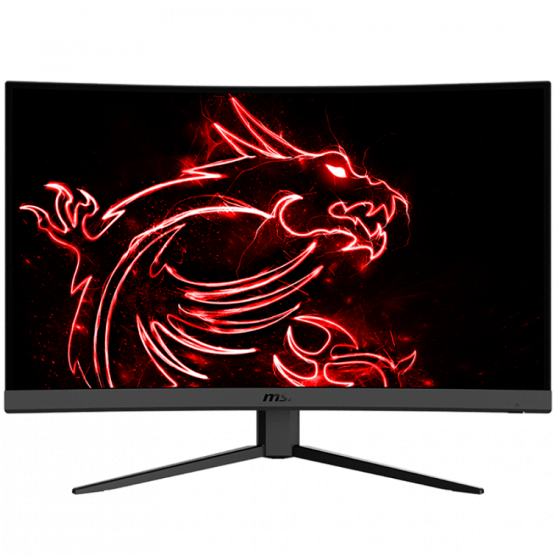 MSI Optix G27CQ4 Curved Gaming Monitor, 27" 165Hz, WQHD (2560 x 1440) 16:9, VA Anti-glare, 1ms, 250nits, 3000:1, 178°/178°, 1500R Curve, Freesync, Adjustable Stand, 1x DP, 2x HDMI, 3Y Warranty