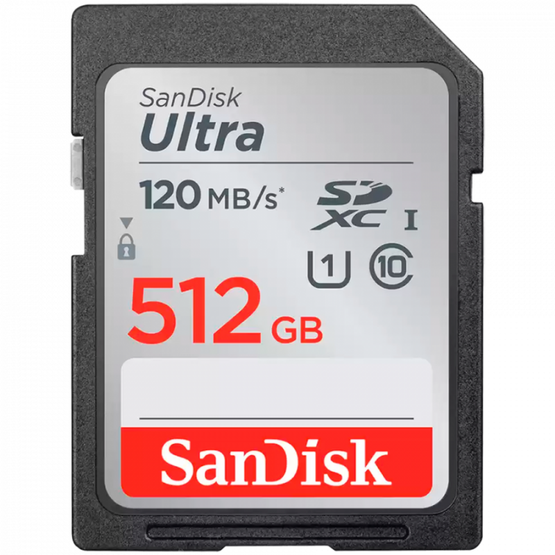 SANDISK Ultra 512GB SDXC Memory Card 150MB/s