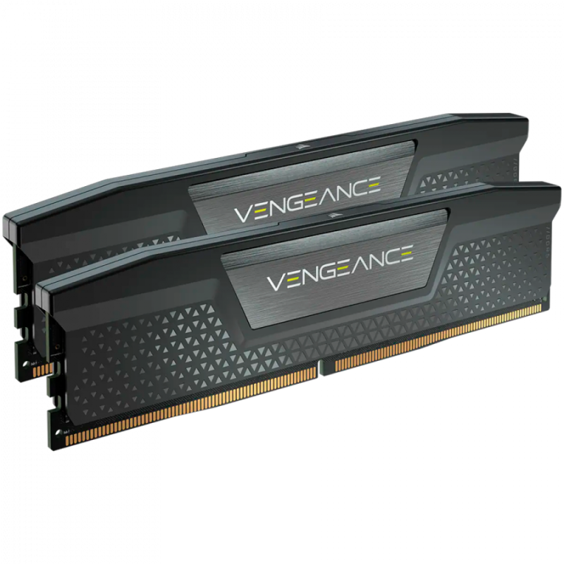 Corsair DDR5, 6000MT/s 32GB 2x16GB DIMM, Unbuffered, 36-36-36-76, Std PMIC, XMP 3.0, VENGEANCE DDR5 Black Heatspreader, Black PCB, 1.35V