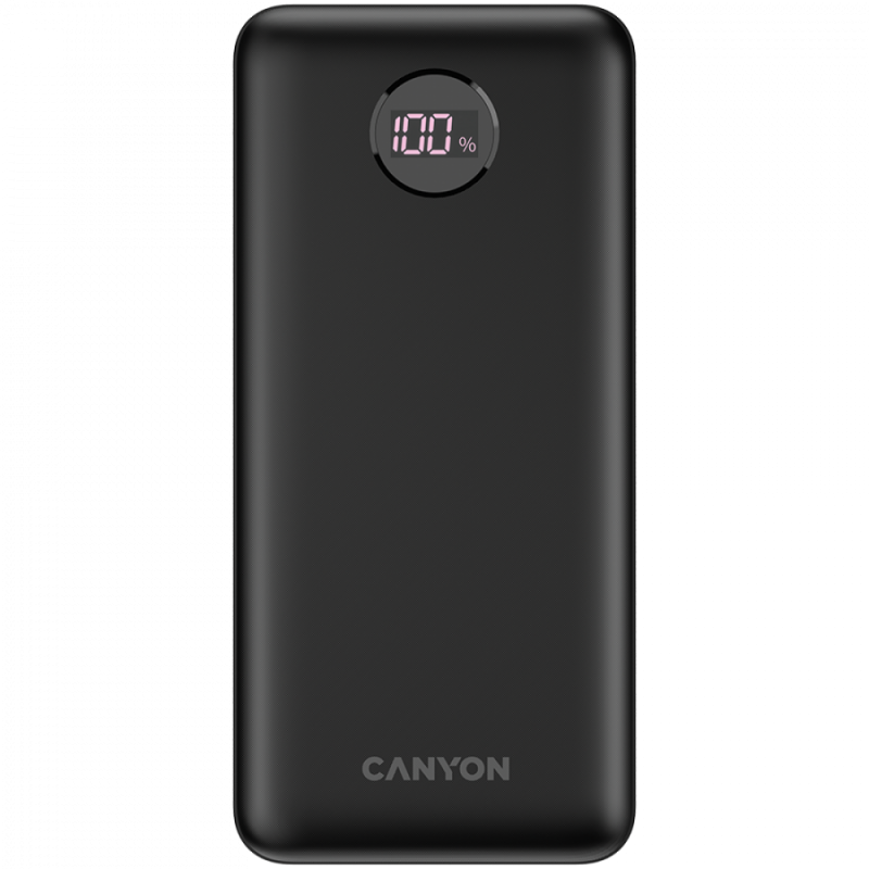 CANYON power bank PB-2002 LED 20000 mAh PD 20W QC 3.0 Black