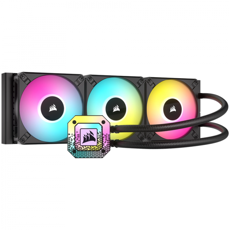 Corsair iCUE H150i ELITE CAPELLIX XT, 360mm Radiator, Liquid CPU Cooler