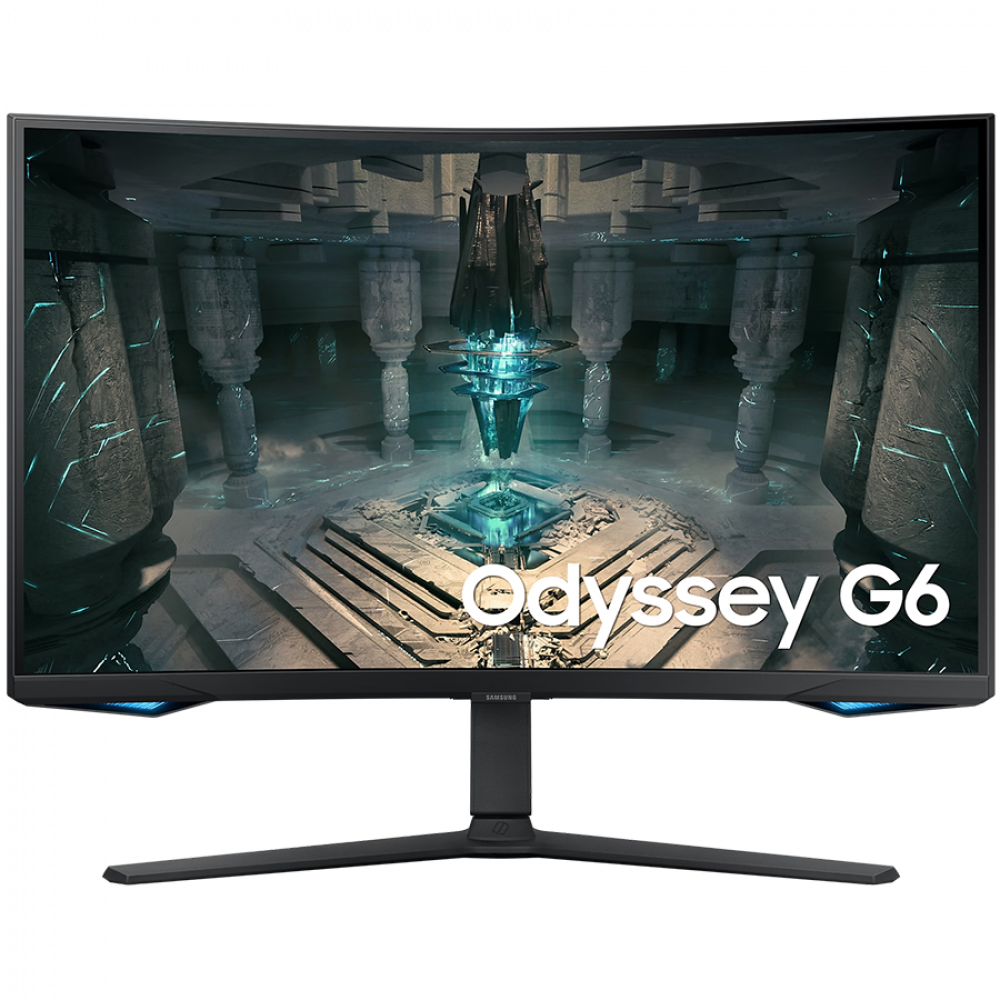 Monitor LED Samsung LS32BG650EUXEN Odyssey G65B, 32'' WQHD Curved 1000R 16:9 (2560x1440) VA 240Hz, 350 cd/2, 2500:1, HDR600, 1ms (GTG), 178/178, FS Premium Pro, G-Sync Compatible, 2xHDMI 2.1, 1xDP 1.4, 1xUSB 3.0, 1xUSB 2.0, RJ-45, WiFi, BT, Speakers 2x5W, Tilt/Swivel/Pivot/HeightAdj (120mm), VESA 100x100, 2Y