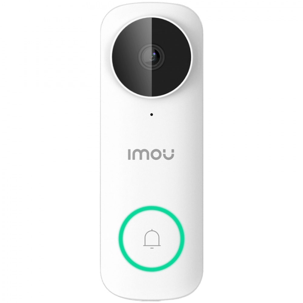 Imou Doorbell DB61i Wi-Fi, 4MP, H265, up to 15 fps, 2.0 mm lens, IR up to 5m, FOV 164°, Built-in Mic & Speaker, Micro SD up to 256 GB, Human Detection, Notification, DC12/24V, <0.7A, IP65