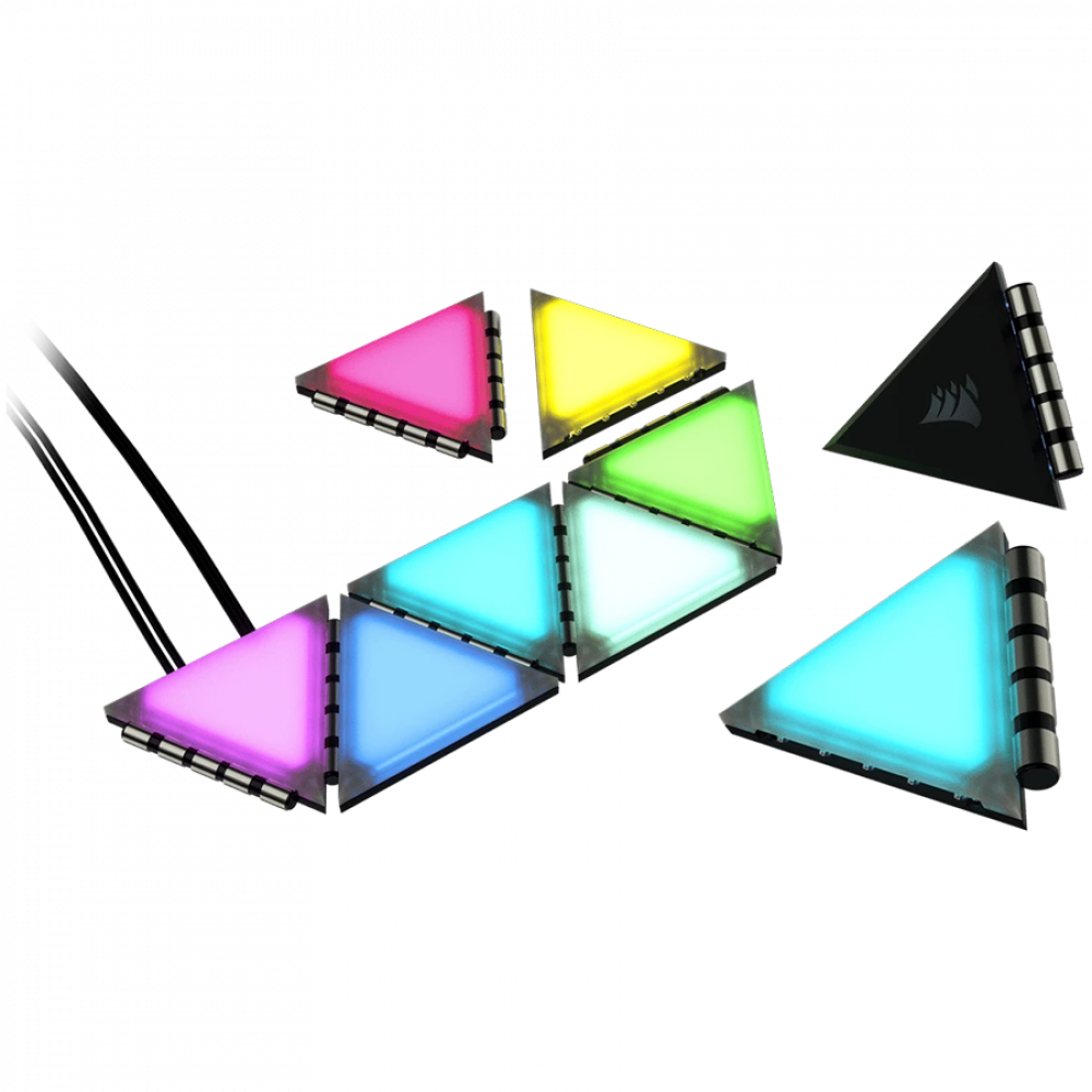 Corsair iCUE LC100 Smart Case Lighting Triangles, Starter Kit