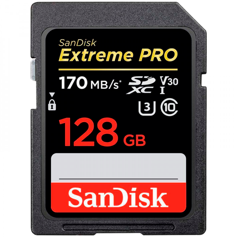 SanDisk Extreme PRO 128GB V60 UHS-II SD cards, 280/100MB/s,V60,C10,UHS-II