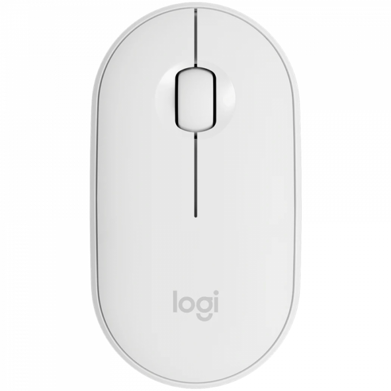 LOGITECH M350S Pebble 2 Bluetooth Mouse - TONAL WHITE