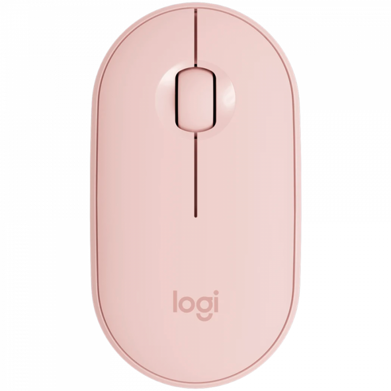 LOGITECH M350S Pebble 2 Bluetooth Mouse - TONAL ROSE