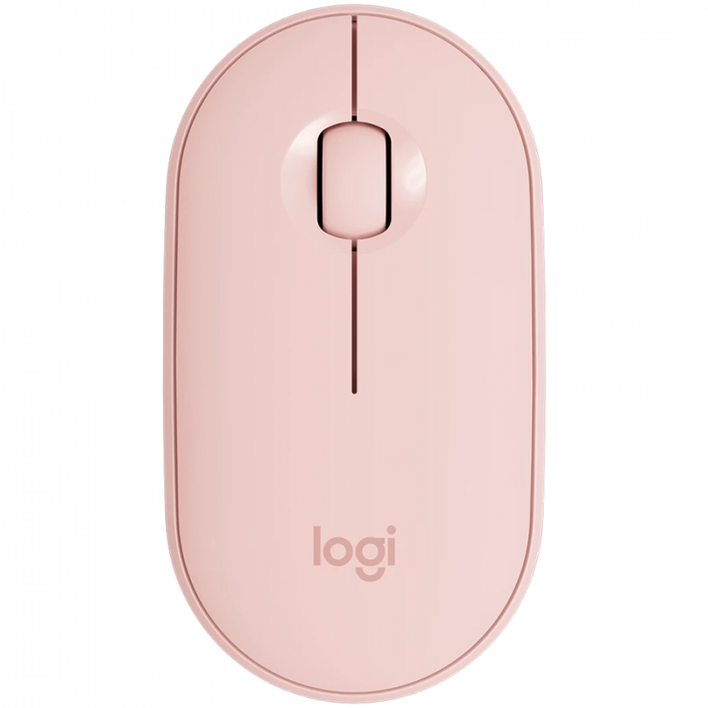 LOGITECH M350S Pebble 2 Bluetooth Mouse - TONAL ROSE