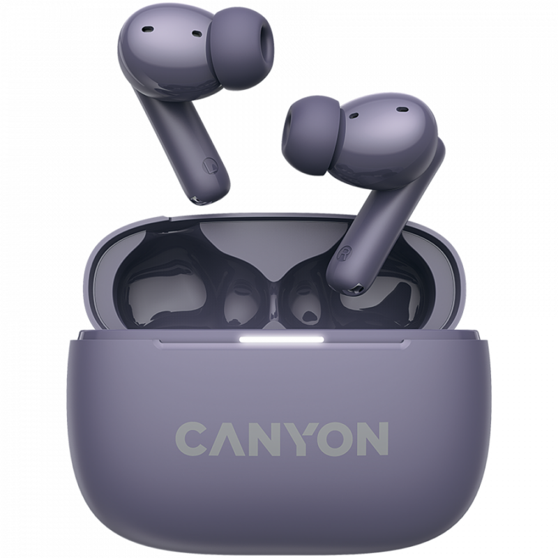 CANYON headset OnGo TWS-10 ANC+ENC Purple