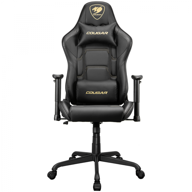 COUGAR Armor Elite Royal Gaming Chair, Adjustable Design, Breathable PVC Leather, Class 4 Gas Lift Cylinder, Full Steel Frame, 2D Adjustable Arm Rest, 160º Reclining, Adjustable Tilting Resistance