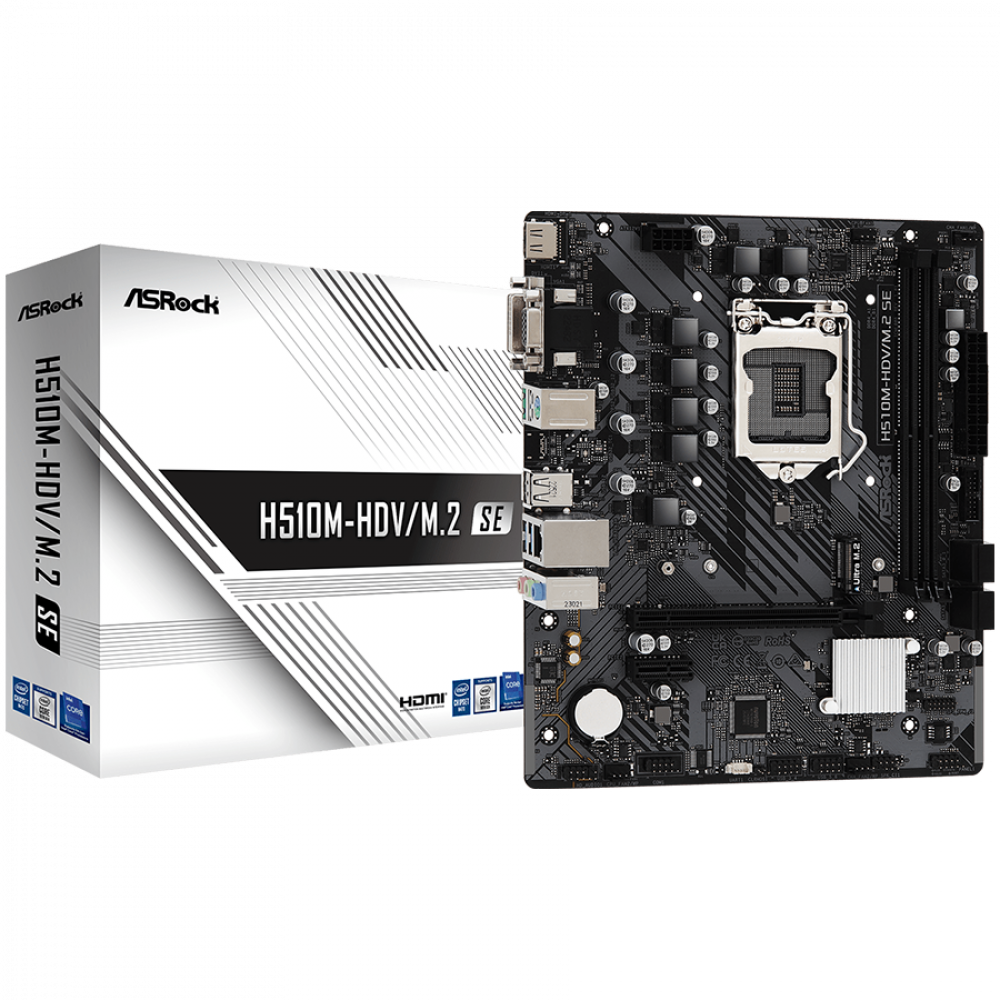 ASROCK H510M-HDV/M.2 SE mATX LGA1200 DDR4