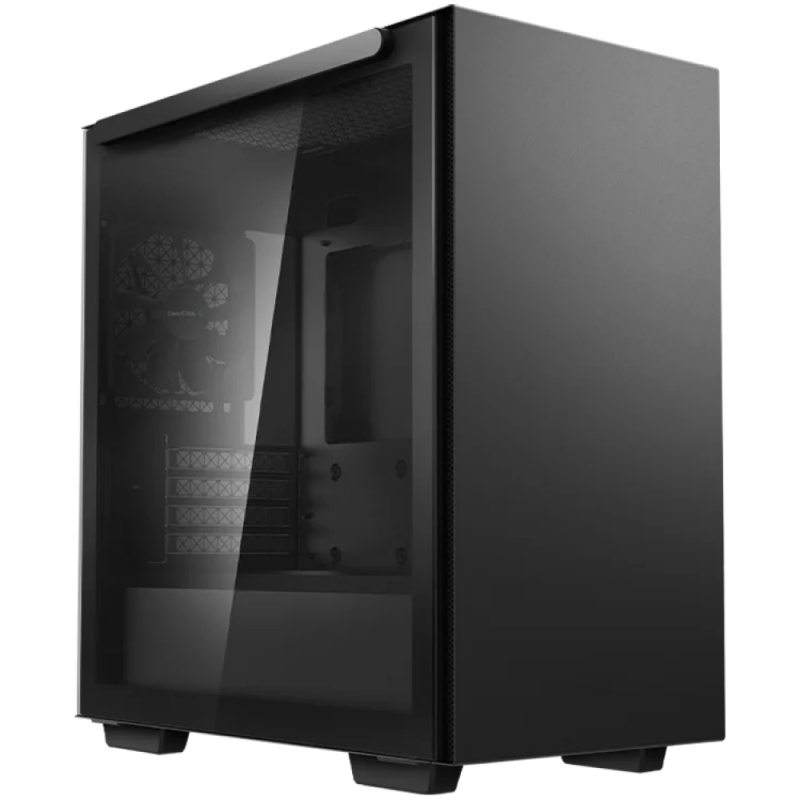 DeepCool MACUBE 110  Mid Tower Case, Mini-ITX / Micro-ATX / ATX / E-ATX, 2xUSB3.0, 1xAudio, ABS+SPCC+Tempered Glass, Mesh Pane R-MACUBE110-BKN GM1N-G-1