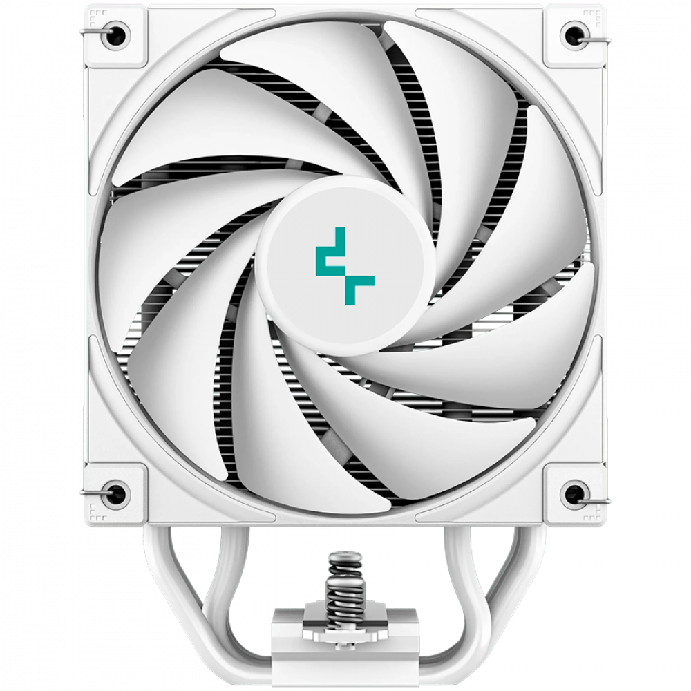 DeepCool AK500S Digital WH, CPU Air Cooler, 1x120mm FK120 PWM FDB Fan, ARGB, Digital Display, White, TDP 240W, 5 Heatpipes, Fluid Dynamic Bearing, LGA1700/1200/1151/1150/1155, AMD AM5/AM4,125×96×160 mm(L×W×H), 3Y, R-AK500S-WHADMN-G