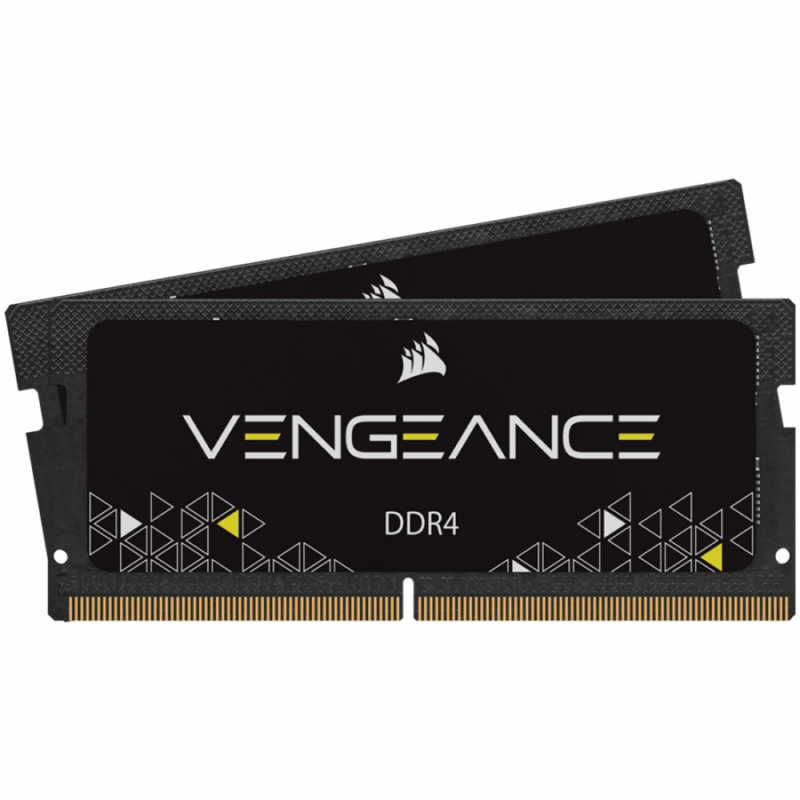 CORSAIR DDR4 VENGEANCE Series Memory Kit 3200MT/s, 16GB (2 x 8GB) SODIMM 3200MHz, 22-22-22-53, 1.2V