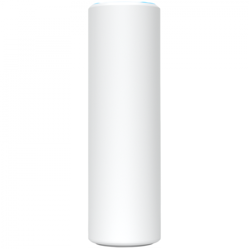 UBIQUITI U6 Mesh, WiFi 6, 6 spatial streams, 140 m² (1,500 ft²) coverage, 300+ connected devices, Powered using PoE, GbE uplink, Versatile tabletop, wall, and pole mounting, Weatherproof (outdoor exposed).