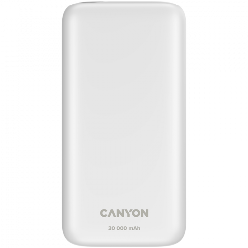 CANYON power bank PB-301 LED 30000 mAh PD 20W QC 3.0 White