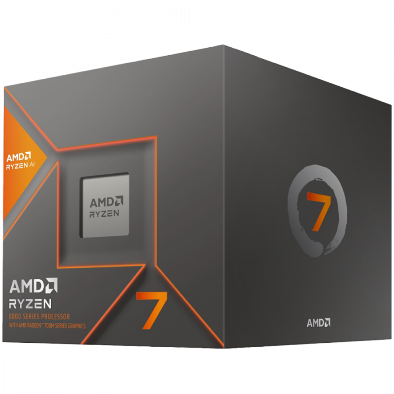AMD CPU Desktop Ryzen 7 8C/16T 8700G (3.8/5.1GHz Max, 24MB,65W,AM5) box