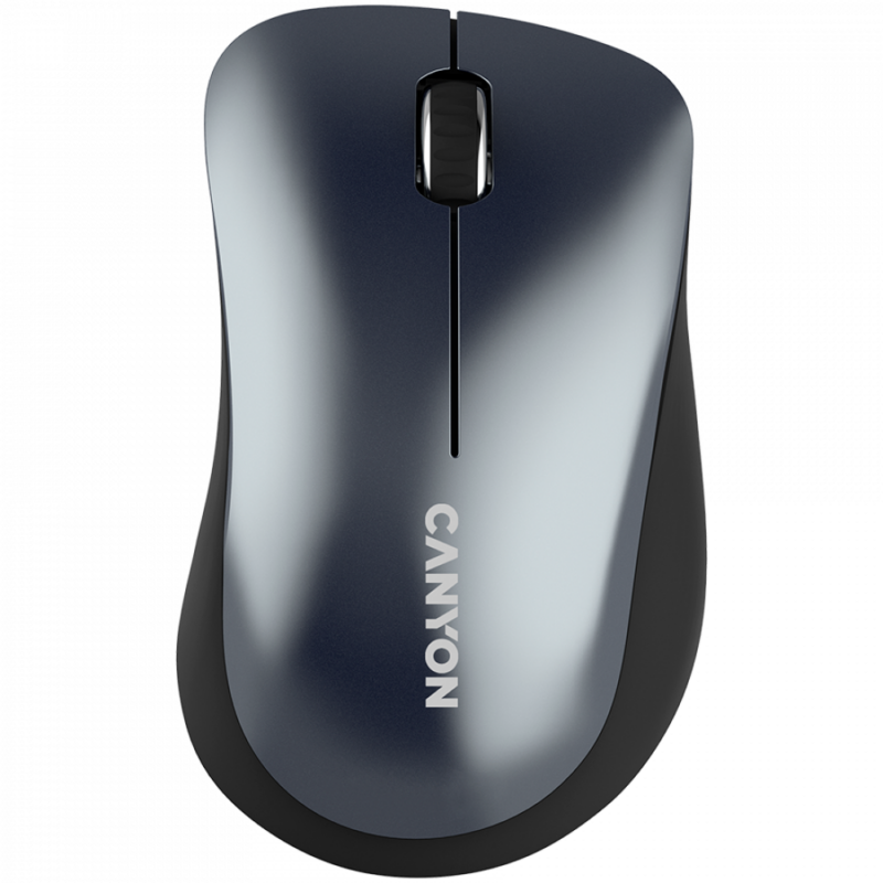 CANYON MW-11, 2.4 GHz Wireless mouse,with 3 buttons, DPI 1200, Battery:AAA*2pcs,Black,67*109*38mm,0.063kg