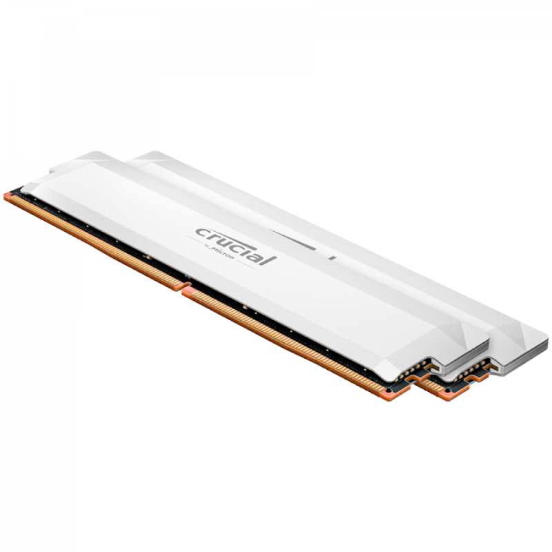 CRUCIAL PRO 32GB (2x16GB) UDIMM DDR5 6000 White Overclocking