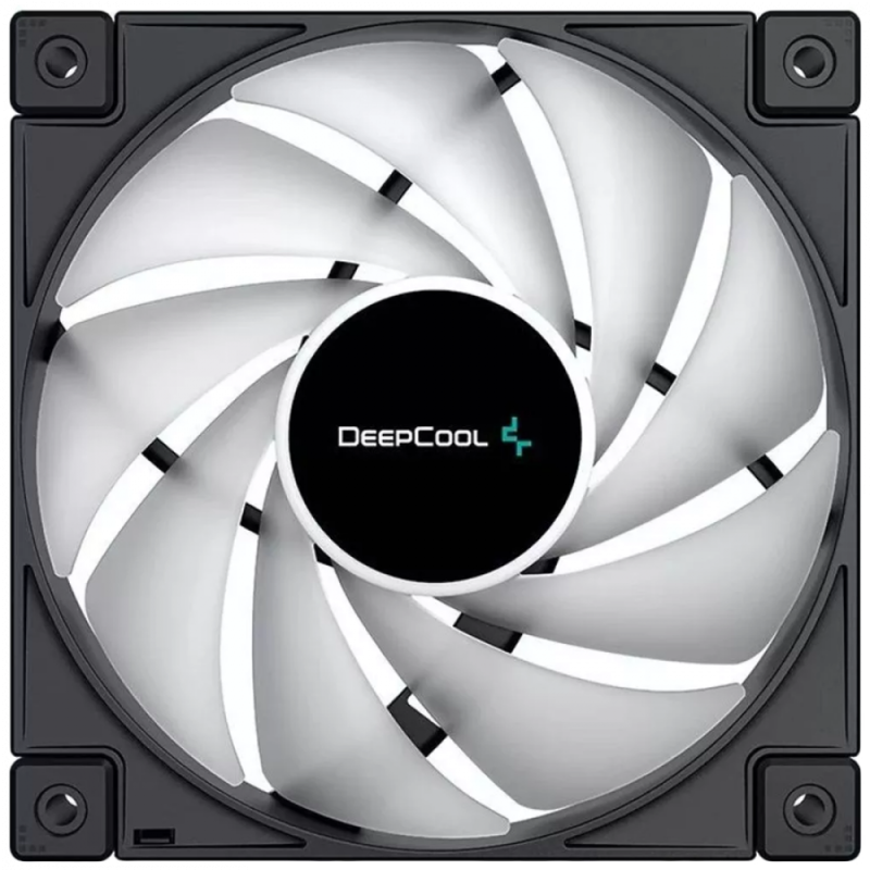 DEEPCOOL FC120, ARGB 120 mm fan, Addressable RGB LED, Hydro Bearing, Black, R-FC120-BAMN1-G-1