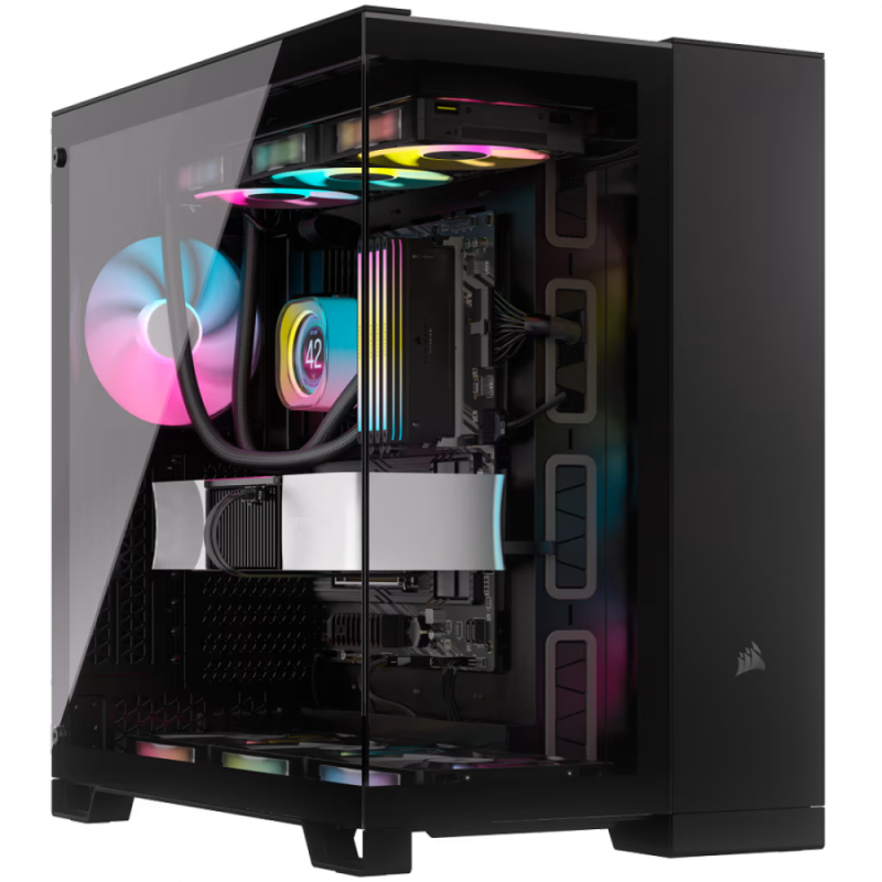 Corsair 6500X Tempered Glass Mid-Tower, Black