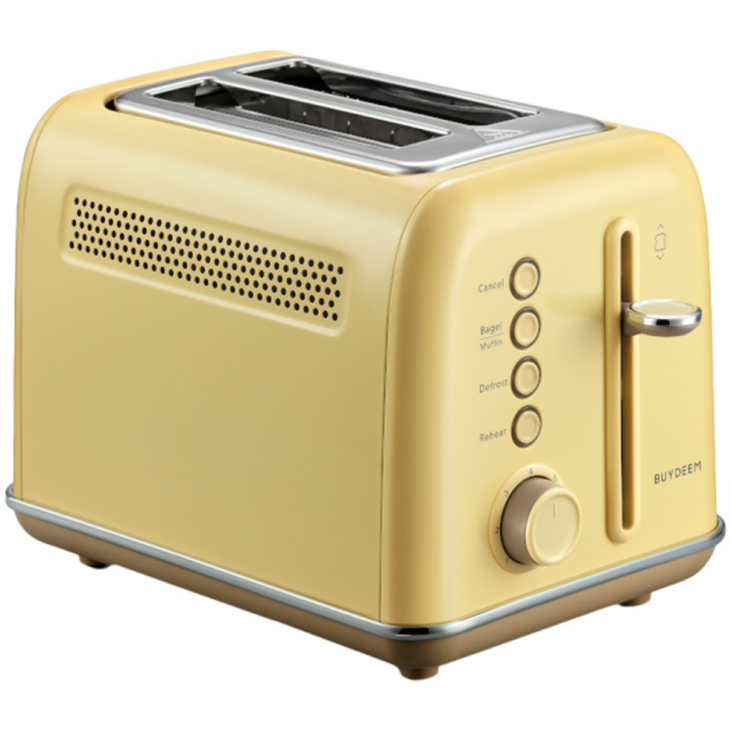 BUYDEEM 2 Slice Toaster, model DT620E, color Mellow Yellow, EU