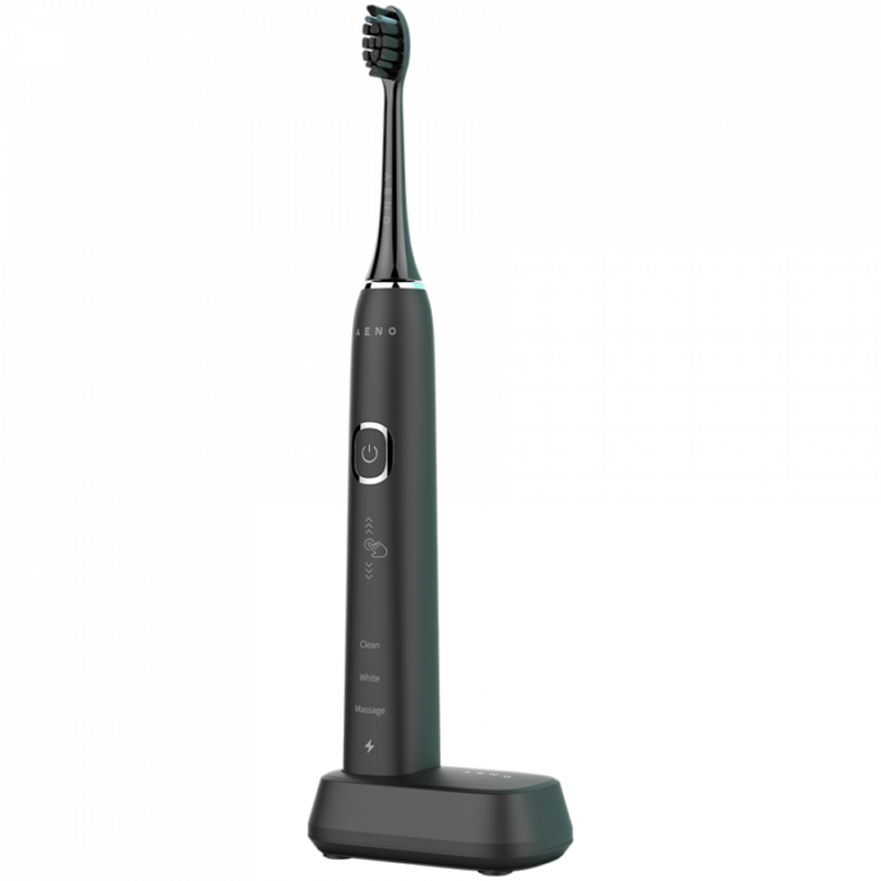 AENO Sonic Electric Toothbrush, DB4: Black, 9 scenarios, with 3D touch, wireless charging, 46000rpm, 40 days without charging, IPX7