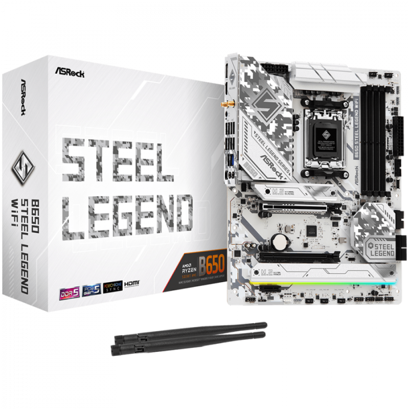 ASROCK B650 Steel Legend WiFi ATX AM5 DDR5