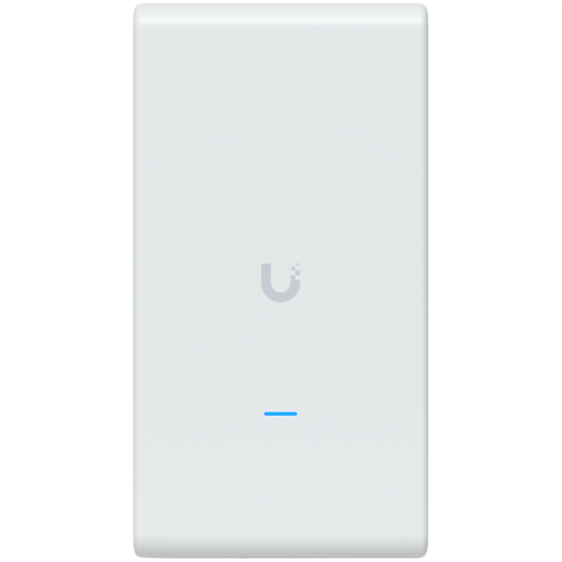 Ubiquiti U6-Mesh-Pro-EU Indoor/outdoor WiFi 6 AP with 4 spatial streams, an integrated super antenna, and a gigabit passthrough port