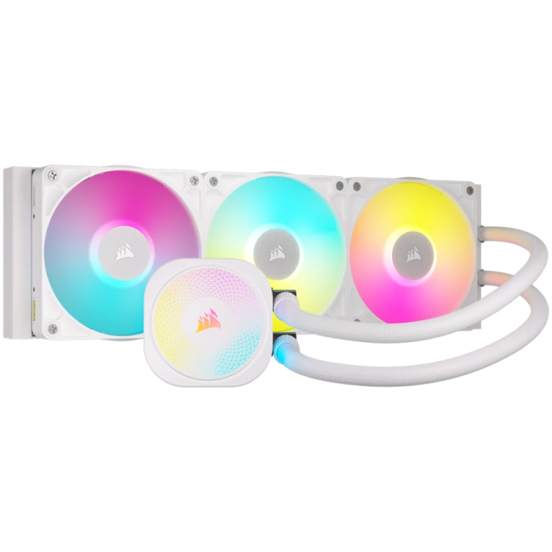 CORSAIR iCUE LINK TITAN 360 RX RGB White AIO, 360mm, Liquid CPU Cooler