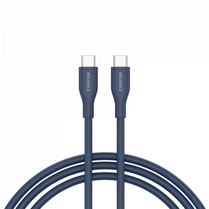 CANYON cable CC60SC10 C-C 60W 1m Silicon Dark blue