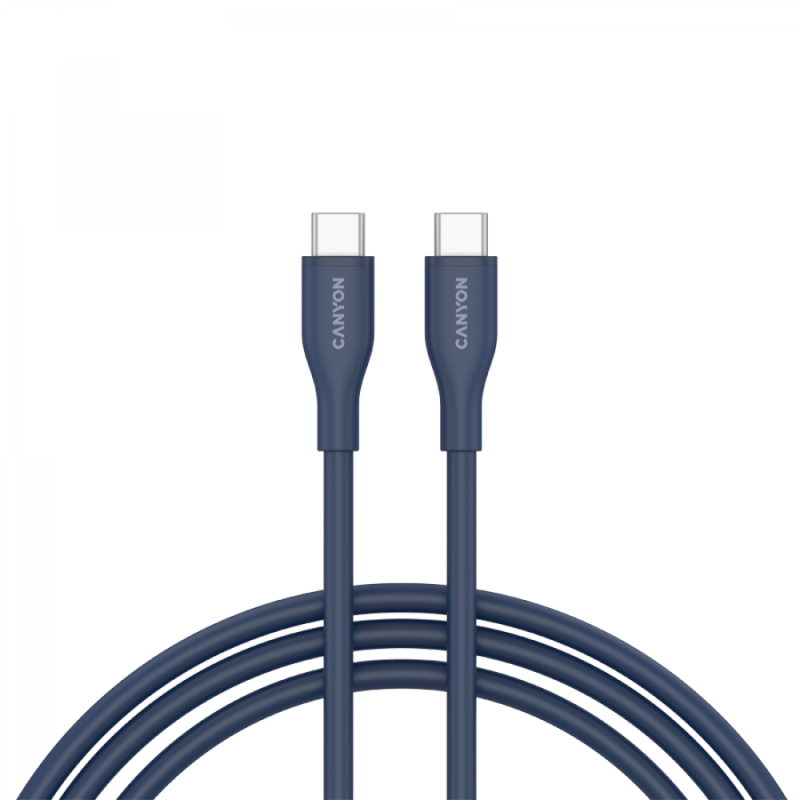 CANYON cable CC60SC10 C-C 60W 1m Silicon Dark blue