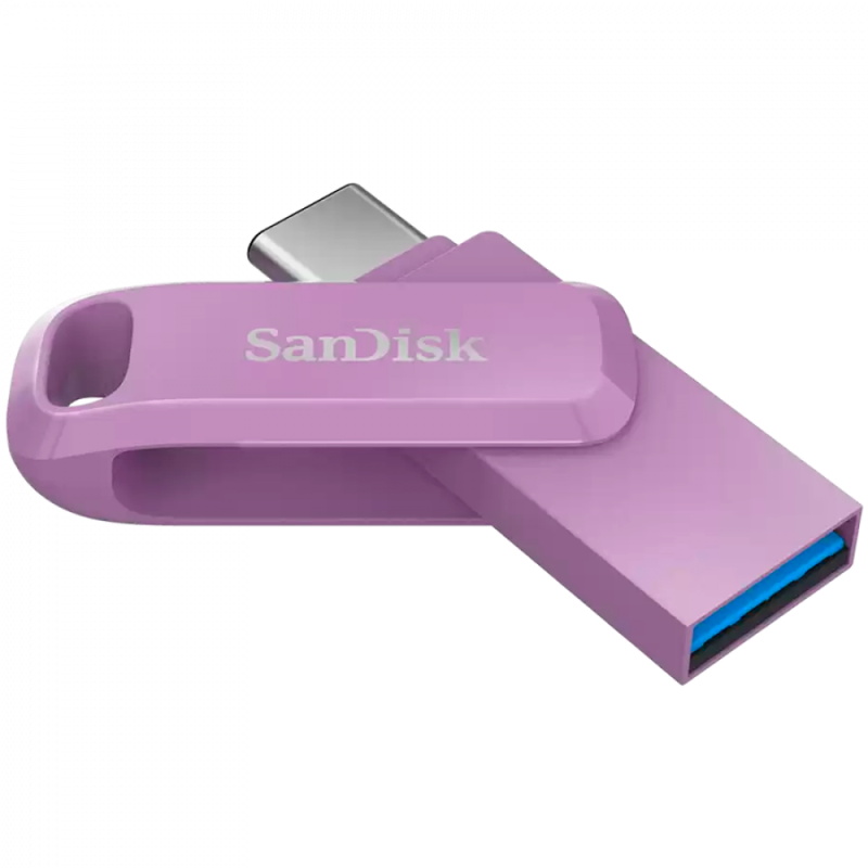 SanDisk Ultra Dual Drive Go USB Type- C, Lavender, Global, 150MB/s 64GB
