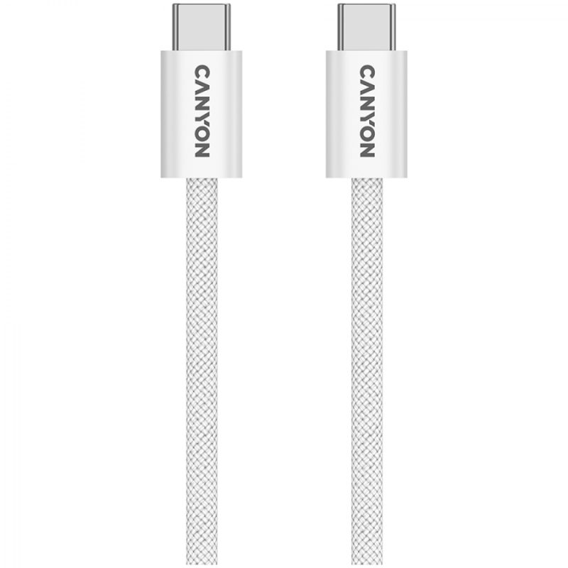 CANYON cable OnWire 60MG C-C 60W Magnet Braided 1m White
