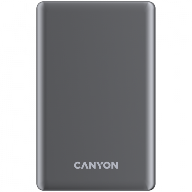 CANYON power bank OnPower 505 slim Magnetic 5000 mAh PD20W Dark Grey