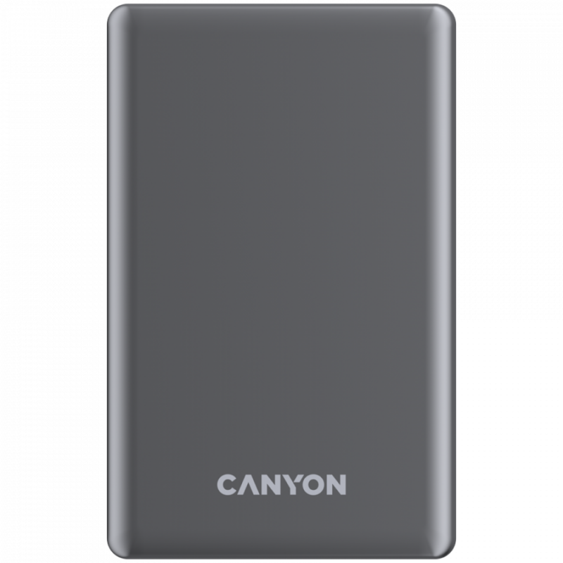 CANYON power bank OnPower 505 slim Magnetic 5000 mAh PD20W Dark Grey