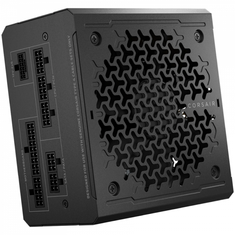 CORSAIR RM750e, 750 Watt, ATX 3.1, PCIe 5.1, Cybenetics GOLD Certified, Fully Modular