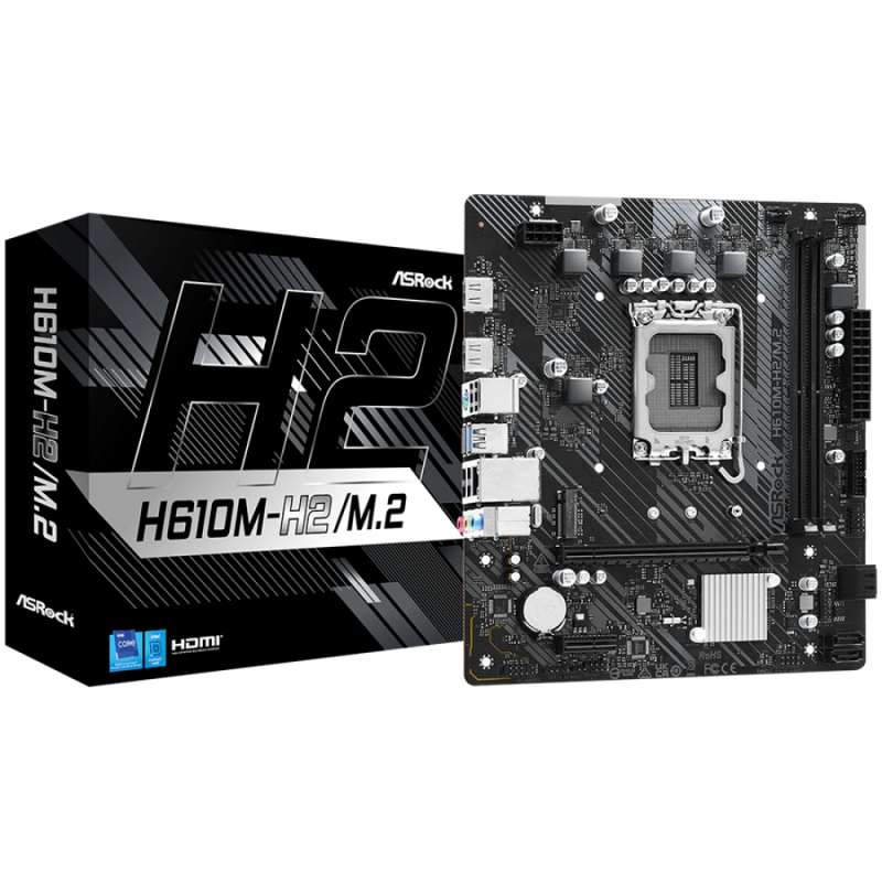 ASROCK H610M-H2/M.2 mATX LGA1700 DDR4