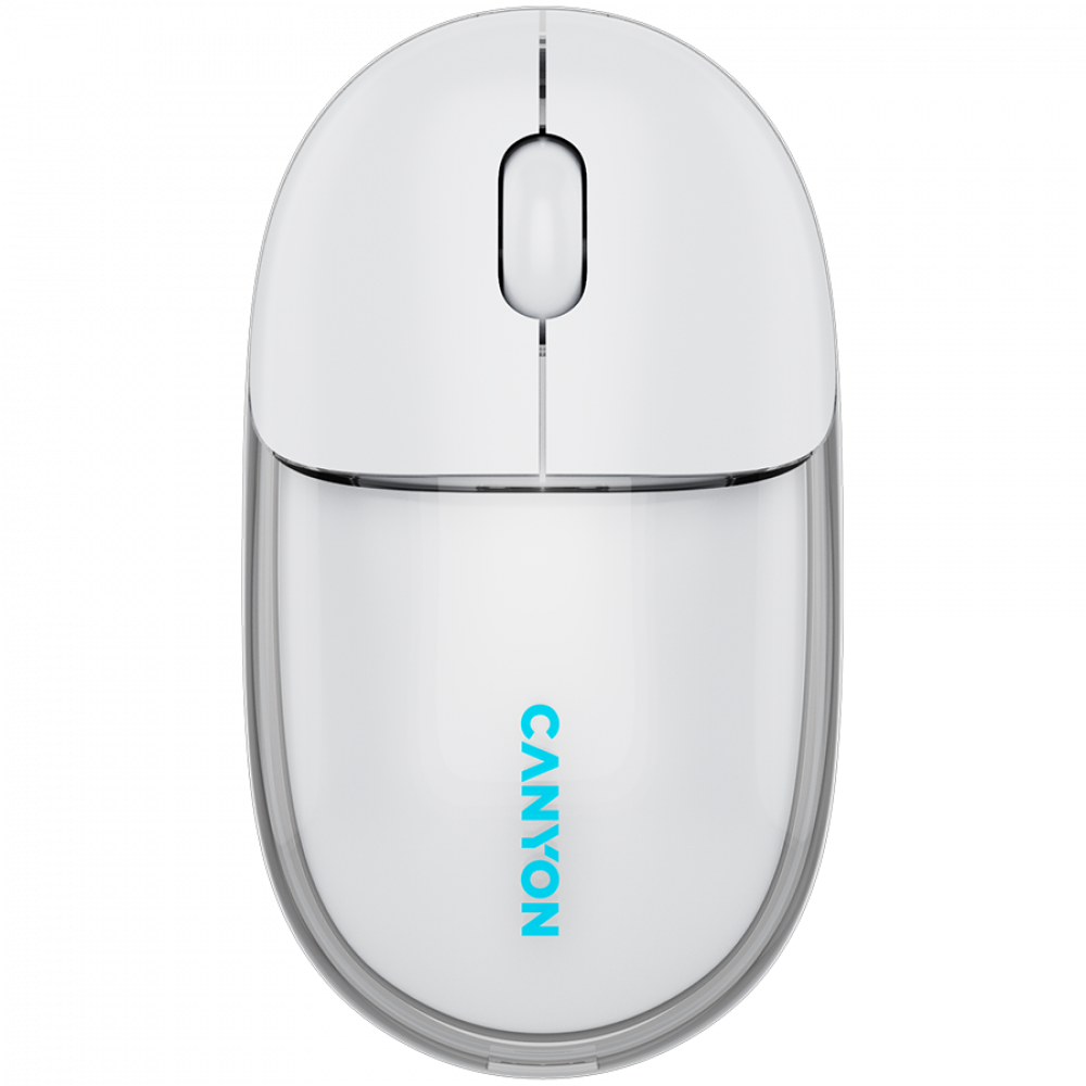 CANYON mouse OnClick 24 BT/ Wireless Transparent/White